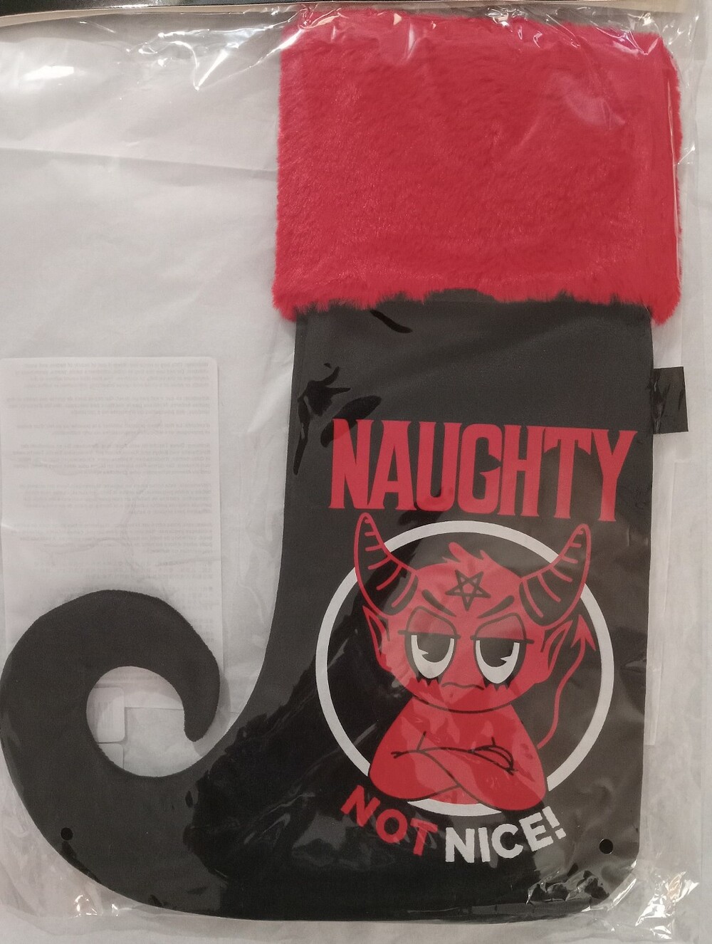 Killstar Naughty Not Nice Stocking (New)